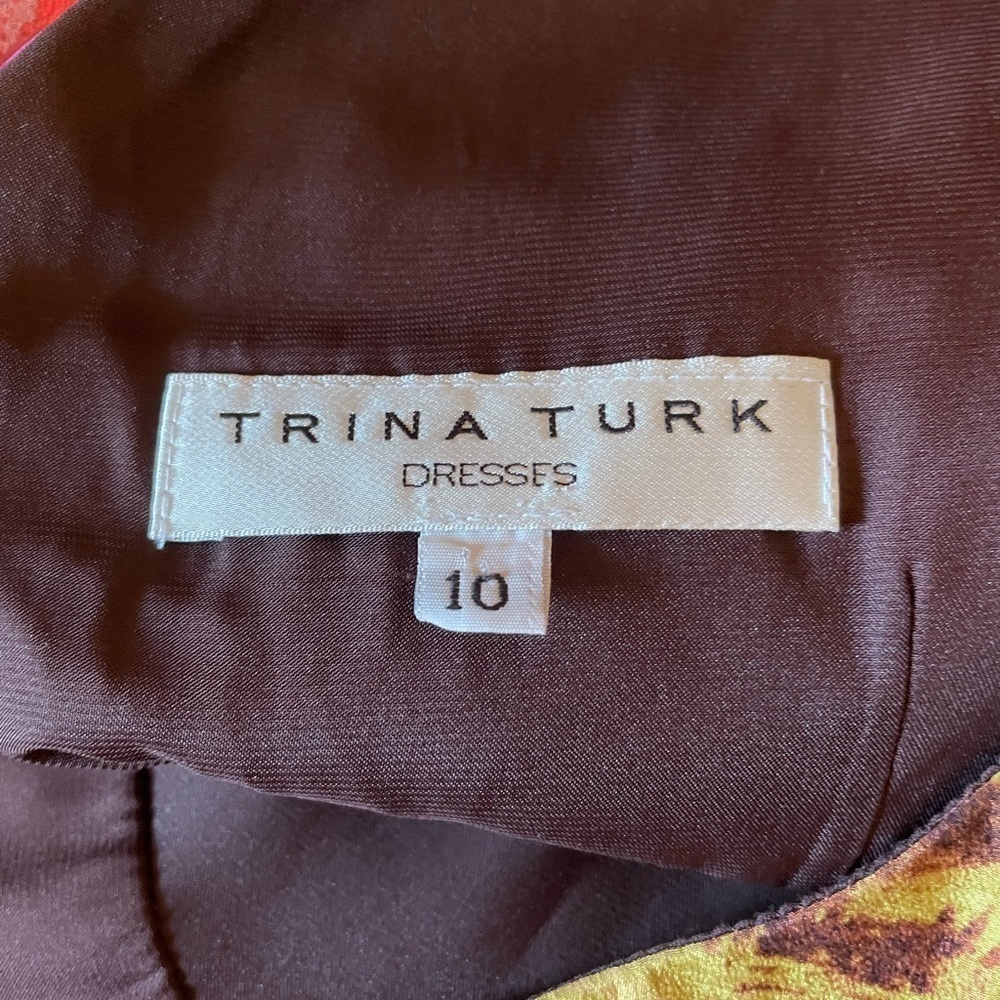 Trina Turk silk dress. Wow!   Perfect for bridal shower, wedding, date night - Picture 6 of 6